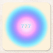 Angel-nummers 777 - Good Fortune Kartonnen Onderzetters (Voorkant)