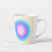 Angel-nummers 777 - Good Fortune Latte Mok (Rechts)