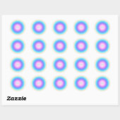 Angel-nummers 777 - Good Fortune Ronde Sticker (Vel)
