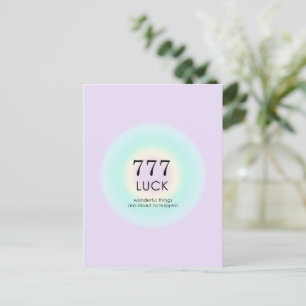 Angel Nummers 777 Luck Betekenis Briefkaart