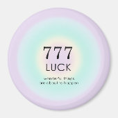 Angel Nummers 777 Luck Magneet (Voorkant)