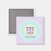Angel Nummers 777 Luck Magneet (Voorkant / Achterkant)