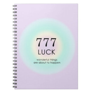 Angel Nummers 777 Luck Notitieboek