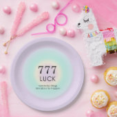 Angel Nummers 777 Luck Papieren Bordje (Feest)