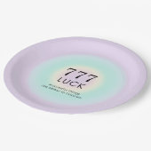 Angel Nummers 777 Luck Papieren Bordje (Gekanteld)