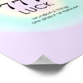 Angel Nummers 777 Luck Poster (Hoek)