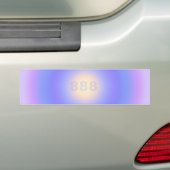 Angel-nummers 888 - op het juiste pad bumpersticker (Op auto)