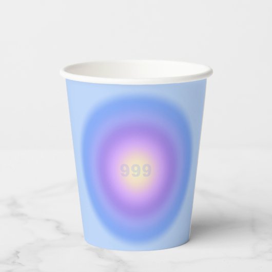 Angel-nummers 999-release - Angel-nummer verloop Papieren Bekers (Achterkant)
