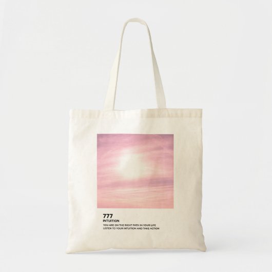 Angel-nummers, Intuïtie, Angel-nummer 777 Tote Bag (Voorkant)