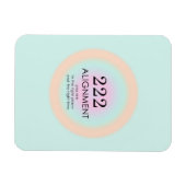 Angel Nummers Numerieke 222 Groepering Motivation Magneet (Horizontaal)