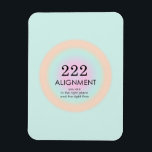 Angel Nummers Numerieke 222 Groepering Motivation Magneet<br><div class="desc">Het spirituele ombre-design,  met engel-nummers 222,  een getal,  dat je aanmoedigt,  dat je jezelf vertrouwt,  omdat je op de juiste plaats en op de juiste tijd bent. Angel-nummers 2222 motivatie kaart met betekenis en nummerverklaring. Angel nummert cadeaus.</div>
