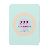 Angel Nummers Numerieke 222 Groepering Motivation Magneet (Verticaal)