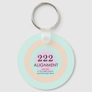 Angel Nummers Numerieke 222 Groepering Motivation Sleutelhanger