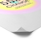 Angel Nummers Numerology 555 Verandering Betekenis Poster (Hoek)