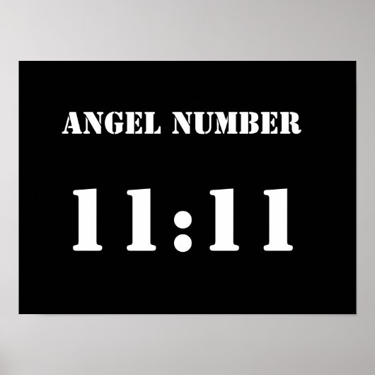 Angel-nummers Poster (Voorkant)