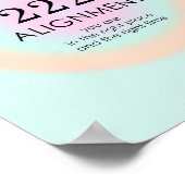 Angel Nummerweergave 222-uitlijning Poster (Hoek)