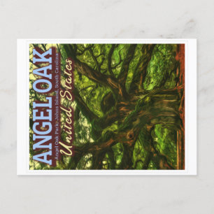 ANGEL OAK - CHARLESTON SOUTH CAROLINA US BRIEFKAART