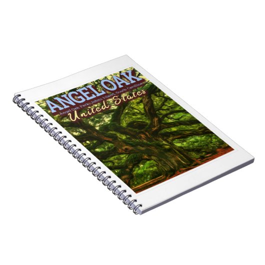 ANGEL OAK - CHARLESTON SOUTH CAROLINA US NOTITIEBOEK (Rechterzijde)