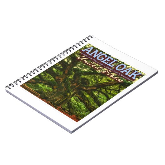 ANGEL OAK - CHARLESTON SOUTH CAROLINA US NOTITIEBOEK (Linkerzijde)