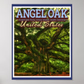 ANGEL OAK - CHARLESTON SOUTH CAROLINA US POSTER (Voorkant)