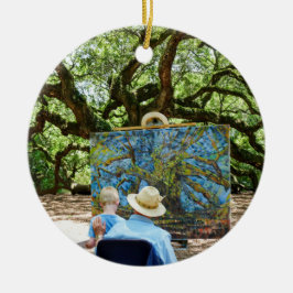 Angel Oak of Charleston Artist Ornament