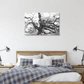 Angel Oak on canvas Afdruk (Insitu (Slaapkamer))