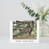 Angel Oak Tree bij Charleston, SC Briefkaart (Staand voorkant)