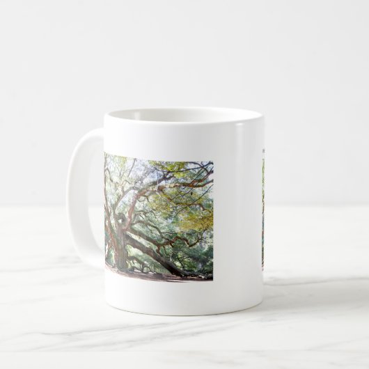 Angel Oak Tree Gifts Koffiemok (Voorkant links)