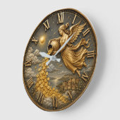 Angel of Abundance Prosperity & Wealth Gift Grote Klok (Hoek)