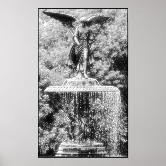 Angel of Central Park NYC Poster (Voorkant)