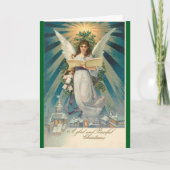 Angel of Christmas Peace Holiday Kaart (Voorkant)