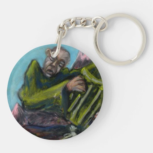 Angel of Compassion Sleutelhanger (Achterkant)