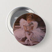 Angel of Dance Ronde Button 7,6 Cm (Voorkant /achterkant)