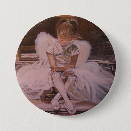 Angel of Dance Ronde Button 7,6 Cm (Voorkant)