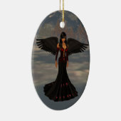 Angel of Darkness Oval Ornament (Rechts)