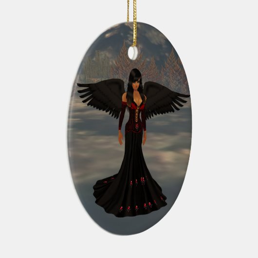 Angel of Darkness Oval Ornament (Rechts)