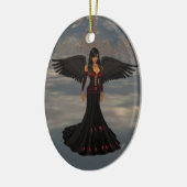 Angel of Darkness Oval Ornament (Links)