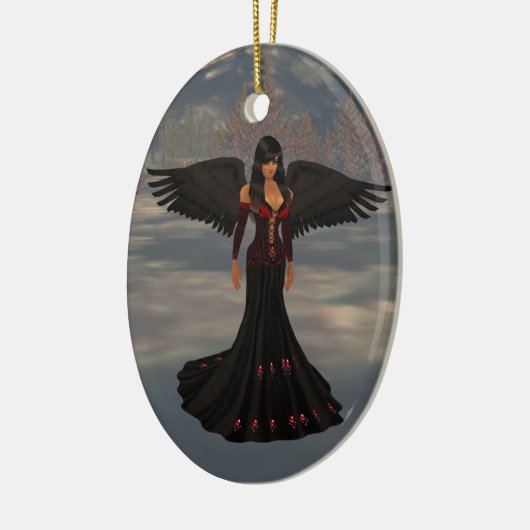 Angel of Darkness Oval Ornament (Links)