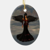 Angel of Darkness Oval Ornament (Achterkant)