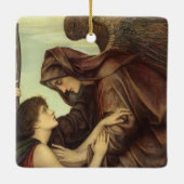 Angel of Death by Evelyn De Morgan Keramisch Ornament (Achterkant)