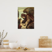 Angel of Death by Evelyn De Morgan Poster (Keuken)