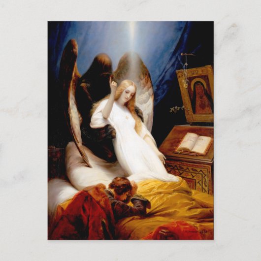 Angel of Death by Horace Vernet (1851) Briefkaart (Voorkant)
