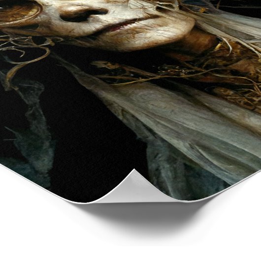 Angel of Death Dark Gothic Fantasy Art Poster (Hoek)