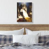 Angel of Death (Going to Heaven) (Horace Vernet) Canvas Afdruk (Insitu (Slaapkamer))