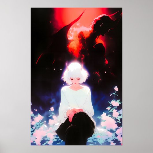 Angel of Devil Art Poster (Voorkant)