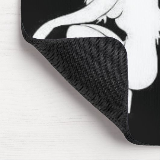 Angel of duivel? mousepad muismat (Hoek)