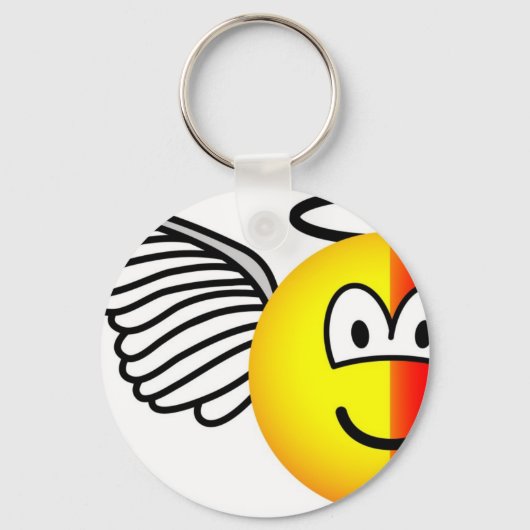 Angel of duivelemoticon sleutelhanger (Voorkant)
