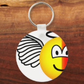 Angel of duivelemoticon sleutelhanger (Voorkant)