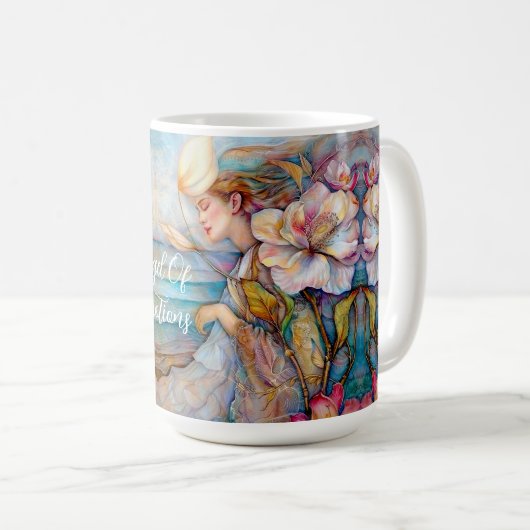 Angel of Emotion Turquoise Mok (Voorkant rechts)