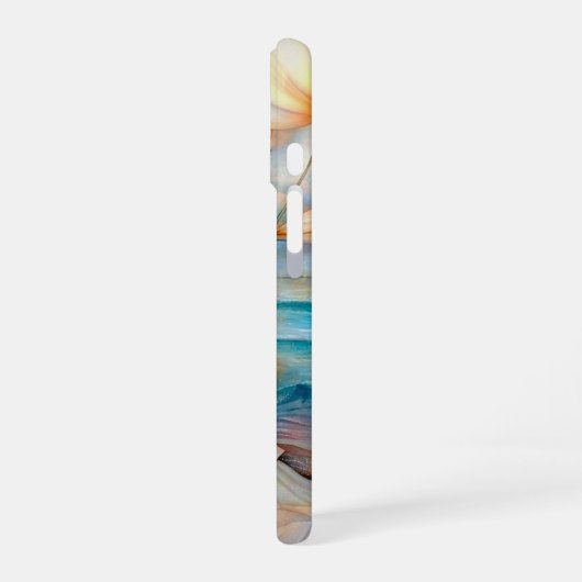 Angel of Emotions Serene  iPhone 16 Hoesje (Linkerkant)